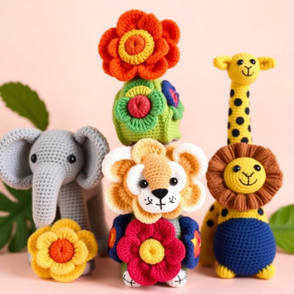 African Flowers Crochet Pattern Collection