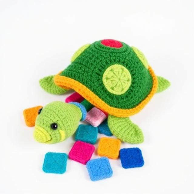 Turtle Memory Game Amigurumi